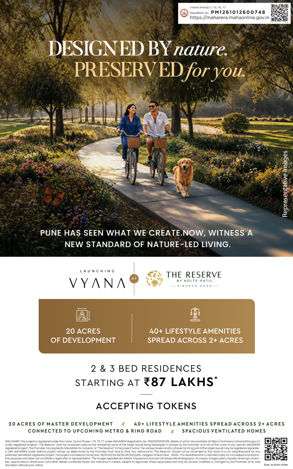 The Reserve by Kolte Patil — Sinhgad Road, Pune — facade view